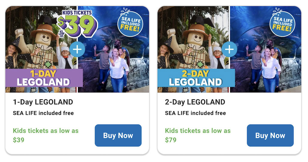 Legoland California Brick or Treat discount tickets