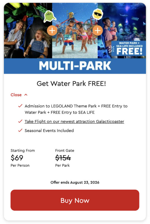Legoland Florida Brick or Treat discount tickets