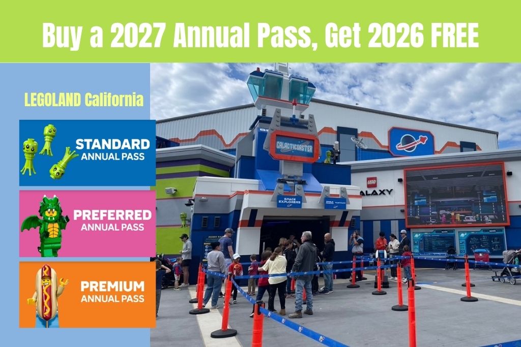 Legoland California Annual Pass Buy 2027 Get 2026 FREE